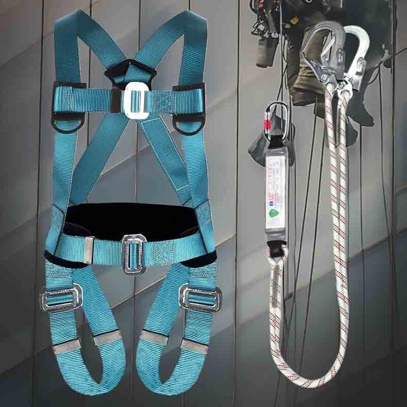 Full Body Fall Protection Safety Harness Kit Universal