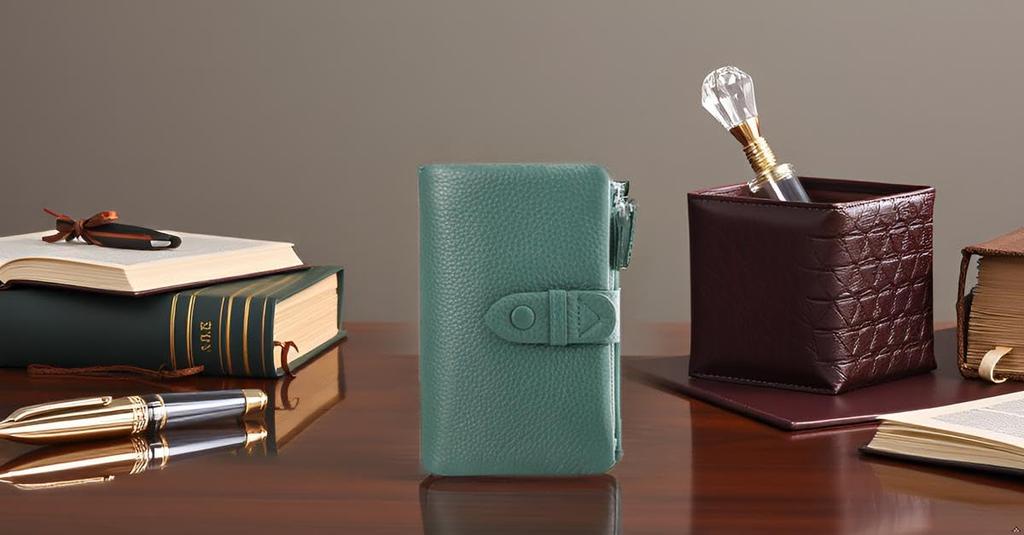 Bifold Genuine Short Wallet with Coin 18 Card Bill Large Double Button and Double Zipper Perfect for or as a Gift [F.ZH] Women's Wallet, Leather,