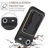 For iPhone Air Case Compatible with MagSafe Leather Back Phone Cover with Detachable Card Holder Kickstand