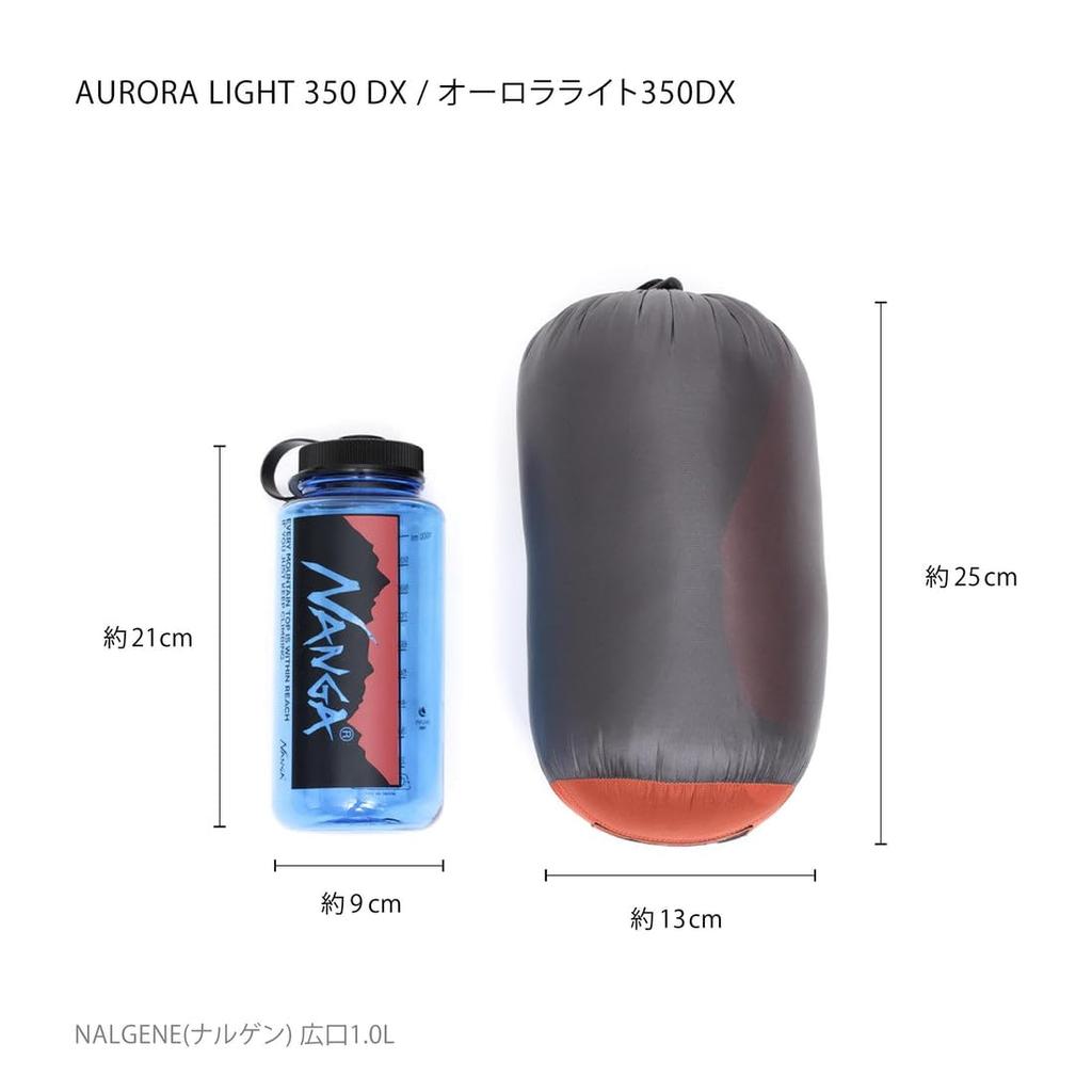 NANGA AURORA TEX Light 350DX REGULAR BLK