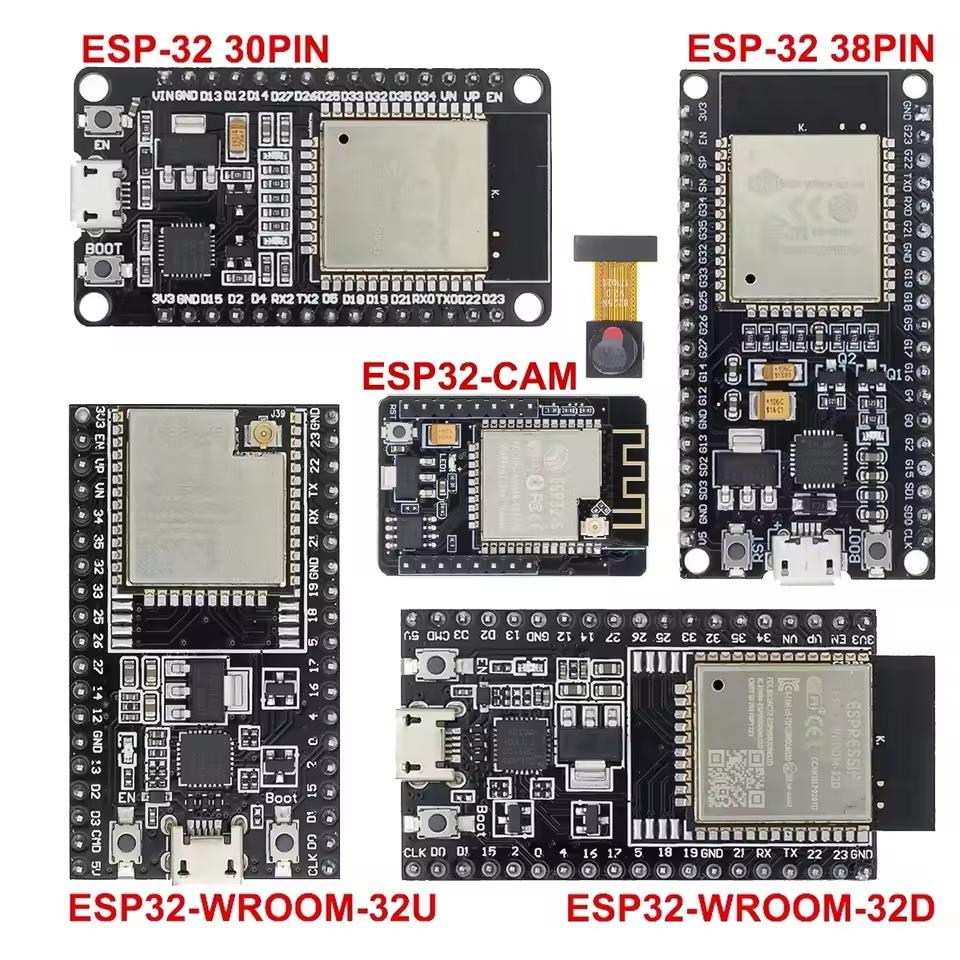 ESP32 Development Board ESP-WROOM-32 Wireless WiFi Bluetooth Module Low Power Consumption Dual Core 30/38Pin ESP-32S Smart Home