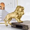 Creative Roar Lion Sculpture Resin Crafts Ornament Home animal sculpture living room decoration Office Desktop Decor Accessories