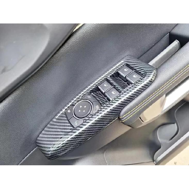 Pentru Ford RANGER T9 2024 Panou Interior ABS Carbon Mânere Uși Butoane Geamuri Decorative Accesorii Stilism Auto