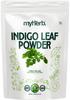 MYHERB 100% Natural Organic Indigo Leaf Powder (Indigofera Tinctoria) || 227 Gm/0.5 Lbs || Hair Care & Hair Growth || Hair Care for Black Hair || F