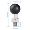 1 Inch M8 M10x1.25 Male Thread Mount M10 M8 Screw Motorcycle Handlebar Base Bolt M8 M10 Ball Head Adapter for Motorcycle Mount