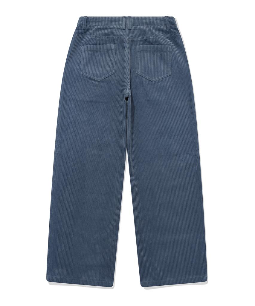 COVERNAT WOMAN Corduroy Wide Pants Blue