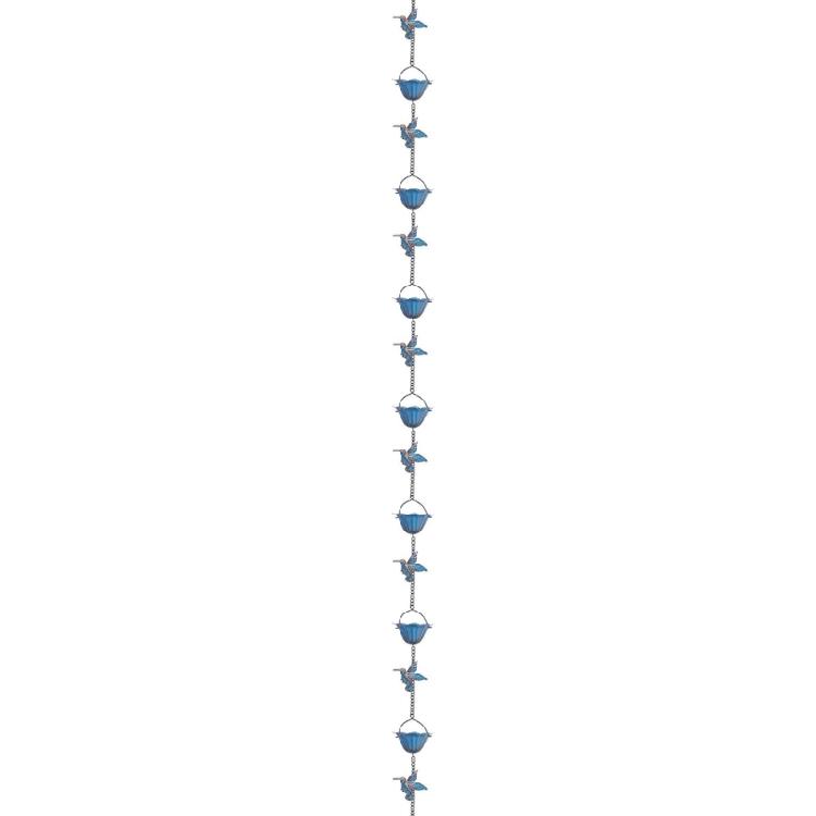 Decorative Iron Rainwater Catcher Chain For Heavy Storms Drainage And Landscape Aesthetic Upgraded Yard Hanging Decors