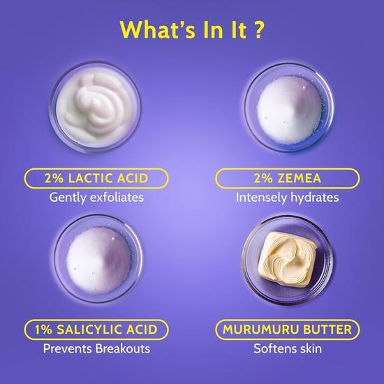 Chemist at play UnderArm Roll-On with 5% AHA, Lactic Acid & 1% Mandelic Acid | Exfoliates Underarm | For Sensitive Skin | Alcohol Free - 40ml