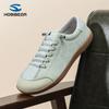 HOBIBEAR Leather Barefoot Shoes Lightweight Wide Toe Box Zero Drop Slip-on Shoes for Women and men