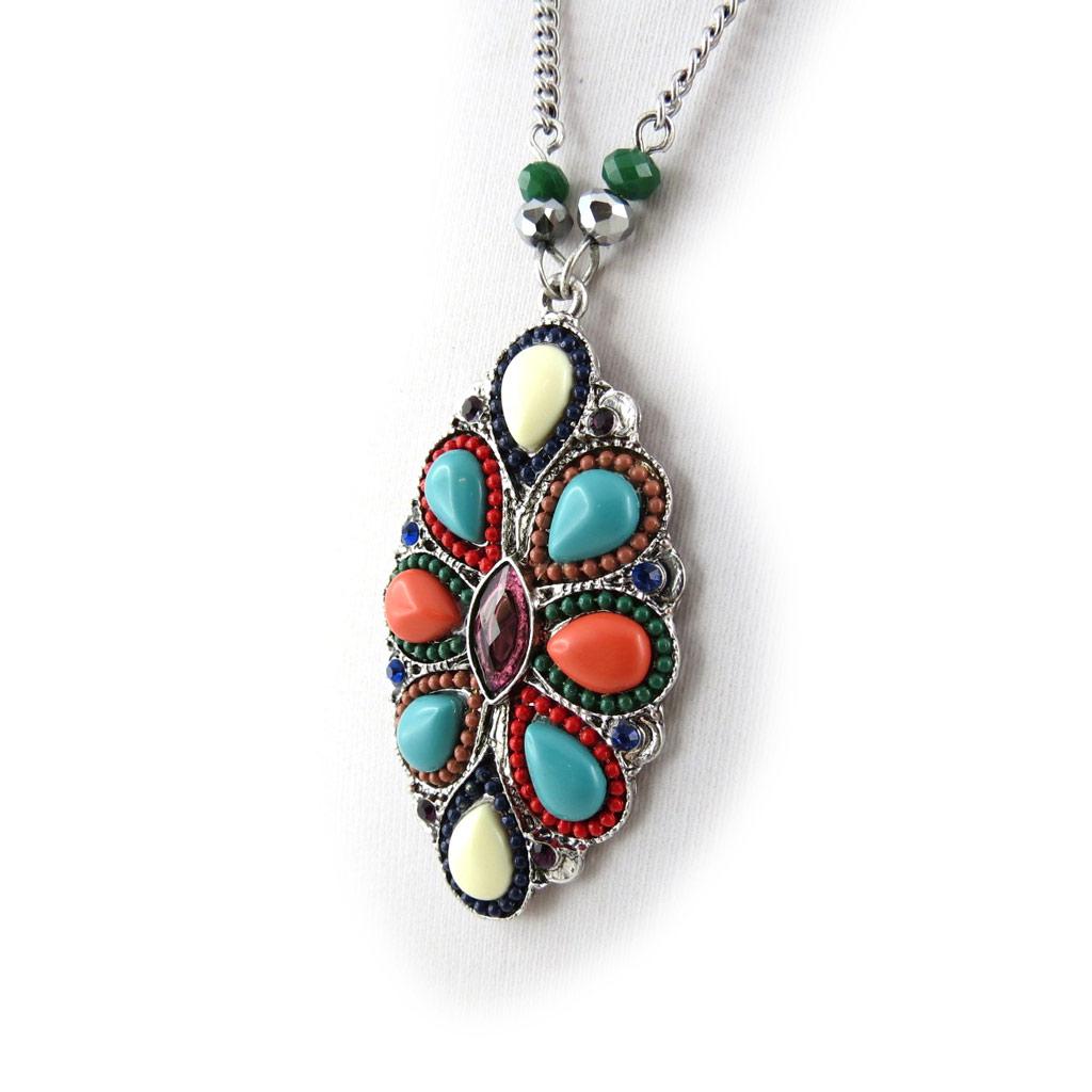 Les Trésors De Lily [N0800] - Multicolor 'Altai' Designer Necklace