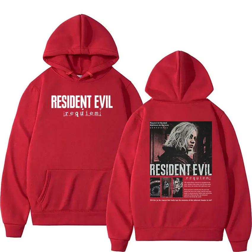 2026 Resident Evil 4 Potisk Mikina Pánská Dámská Vintage Módní Pulovr Mikina Ležérní Fleecová Dlouhý Rukáv Oversized S Kapucí Streetwear