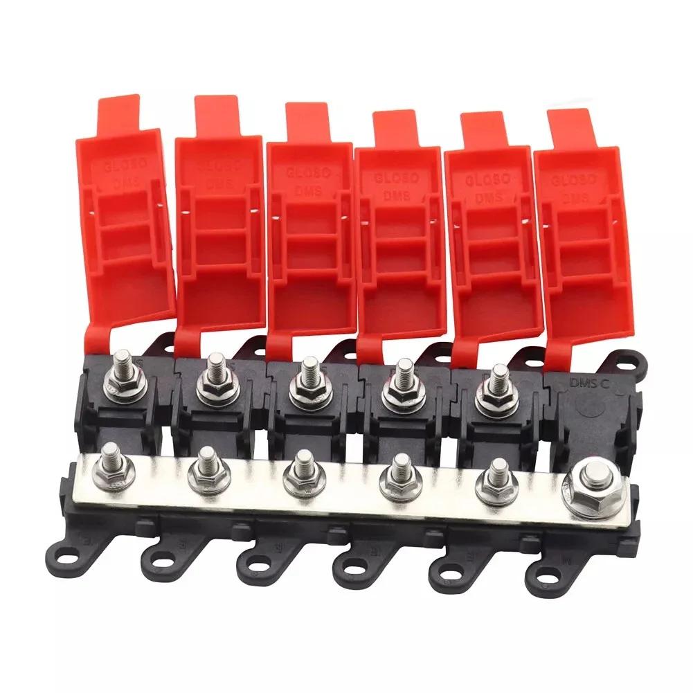 3/4/5/6 Way Car Fuse Box Block Holder 200A Fuse Holder Bolt On Fuse Type Power Distribution For Car Truck RV