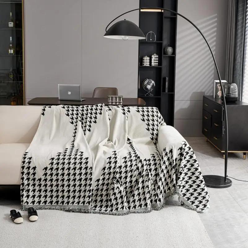 1pcs Chenille Sofa Covers Four Season Universal Anti Cat Scratching Couch Mat  Fashion Dustproof ArmChair Protector Towel