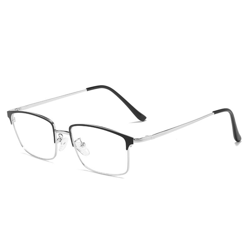 

0 -0.5 -0.75 До -6.0 Очки по рецепту для близоруких женщин и мужчин, квадратные фотохромные очки с блокировкой синего света 0