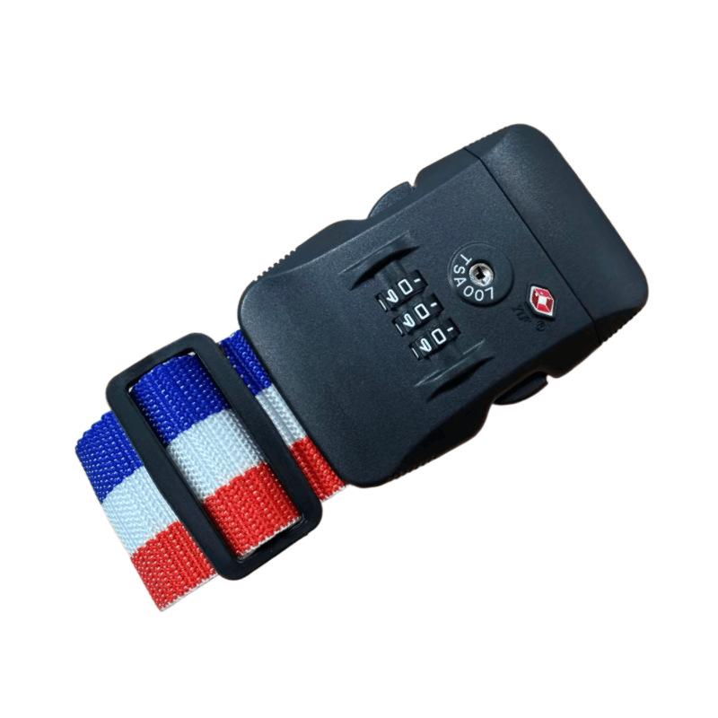 Secure Polypropylene TSA Lock Luggage Strap with Buckle for Cross-Border Travel