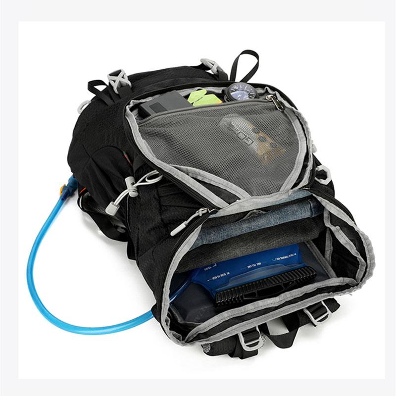 35l Unisex Large Capacity Hiking Backpack, Durable And Professional Outdoor Mountaineering Backpack Multi Functional Camping Bag
