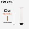 Adjustable Ribbed Bed Frame Support Legs - T-Shaped Accessories