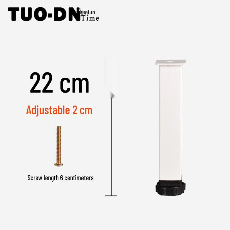 Adjustable Ribbed Bed Frame Support Legs - T-Shaped Accessories