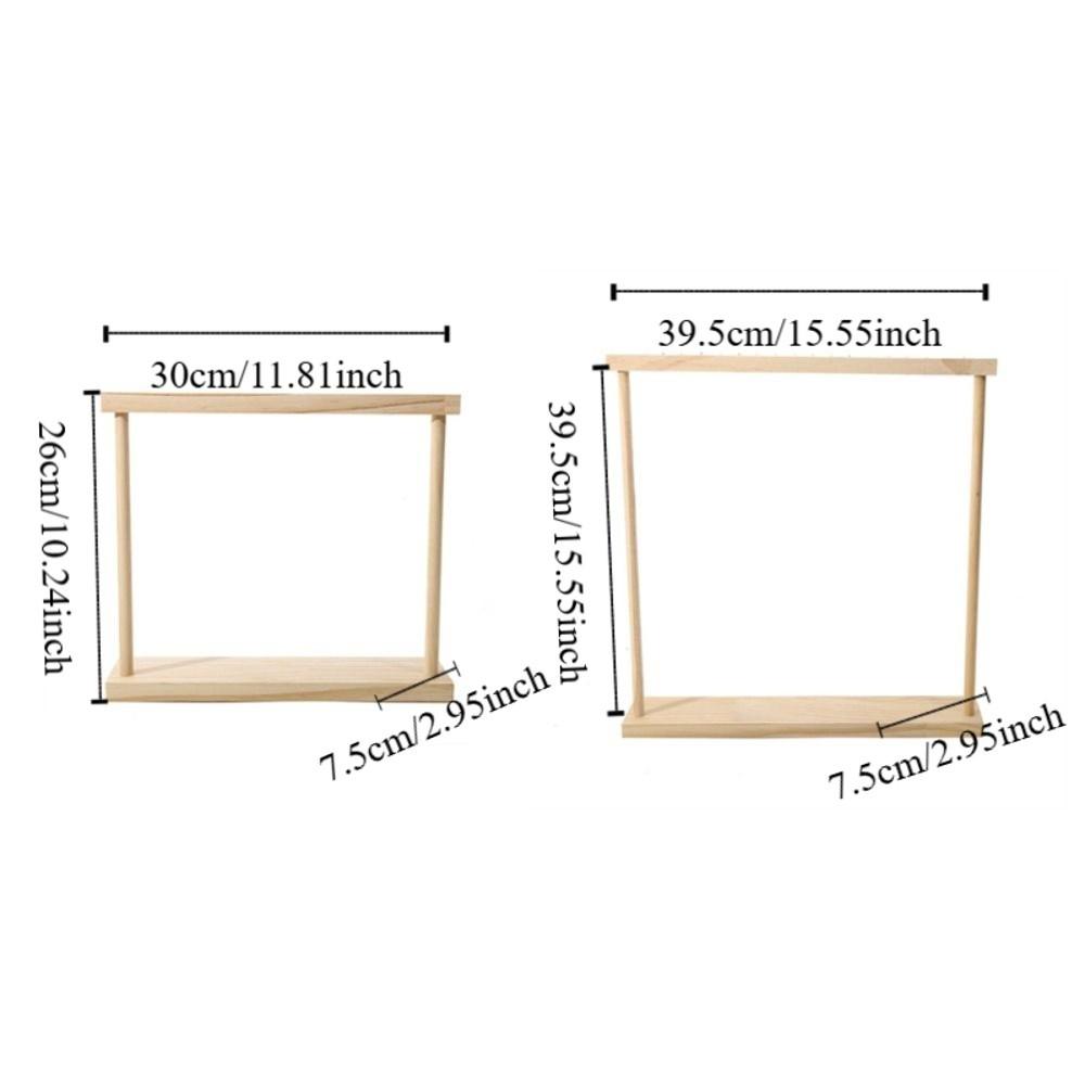 Exquisite Necklace Hanging Rack 12 /18 Hook Jewelry Jewelry Holder Simple Wood Necklace Stand  Home