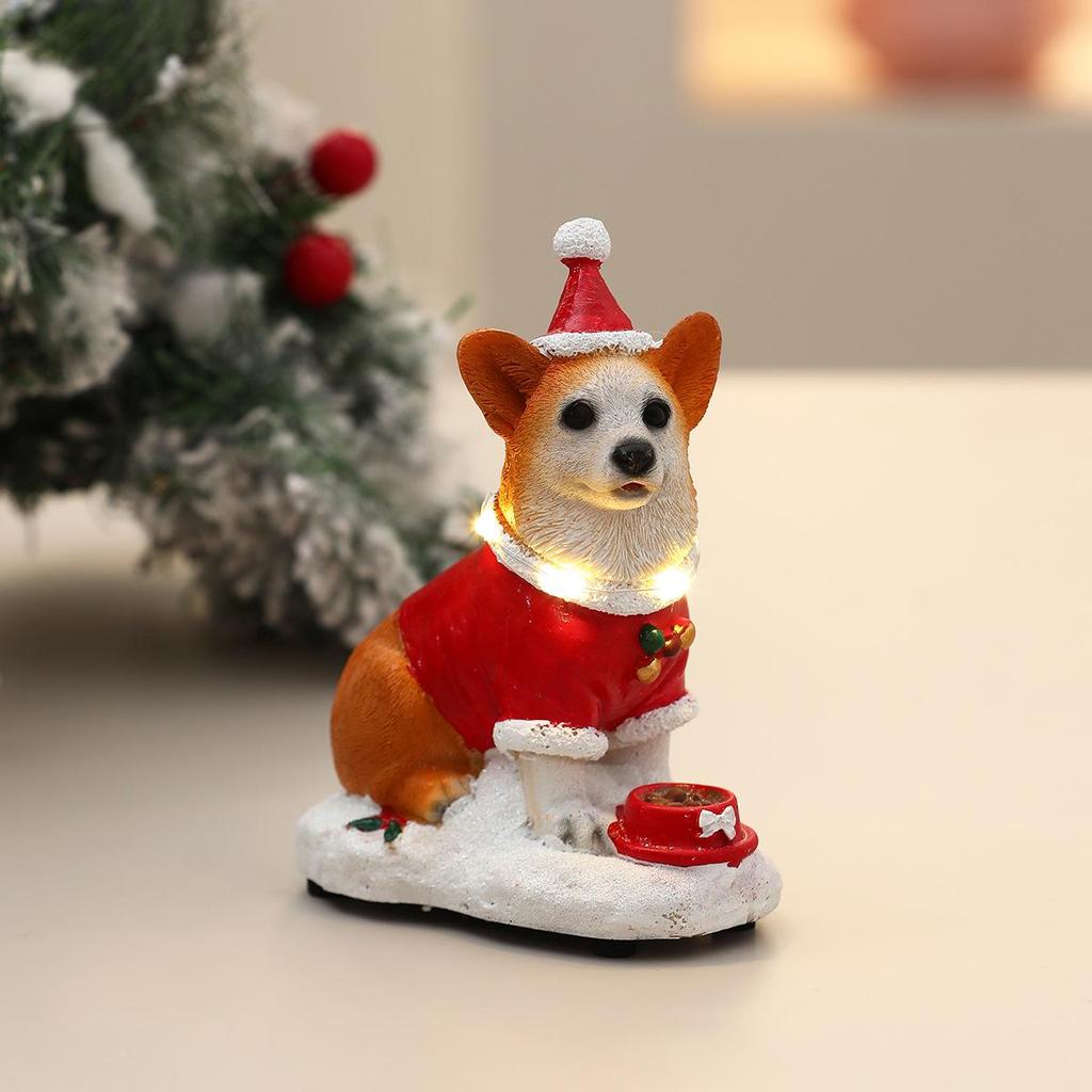 Işıklı Reçine Figürlü Noel Müzikli Dönen Tren Süsü