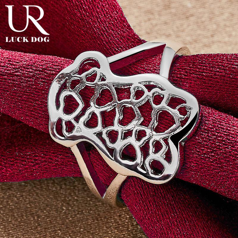 925 Sterling Silver Fashionable Pattern Ring Fashionable Wedding Jewelry