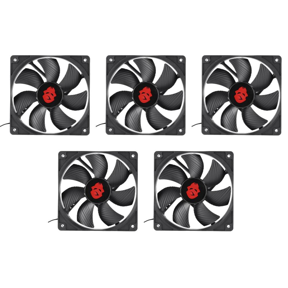 Class12cm Big 4 Pin High Speed Desktop Chassis Fan 12V Computer Case Radiator Cooler PC Desktop Laptop Classic Accessaries Part
