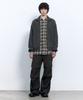 INSILENCE Vintage Print Military Pants Charcoal
