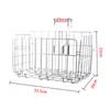 Foldable Metal Wire Basket Front Bag Rear Hanging Basket For Mountain Bike Folding Bicycle Basket