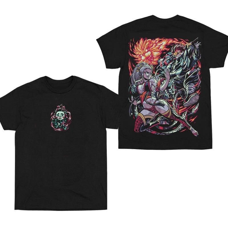 

Demon Slayer Tanjirou Anime Manga T-Shirt Tee Costumes Cotton Cotton Short Sleeve 3XL