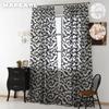 1PC Jacquard Sheer Tulle Window Curtain for Living Room Bedroom Home Decor