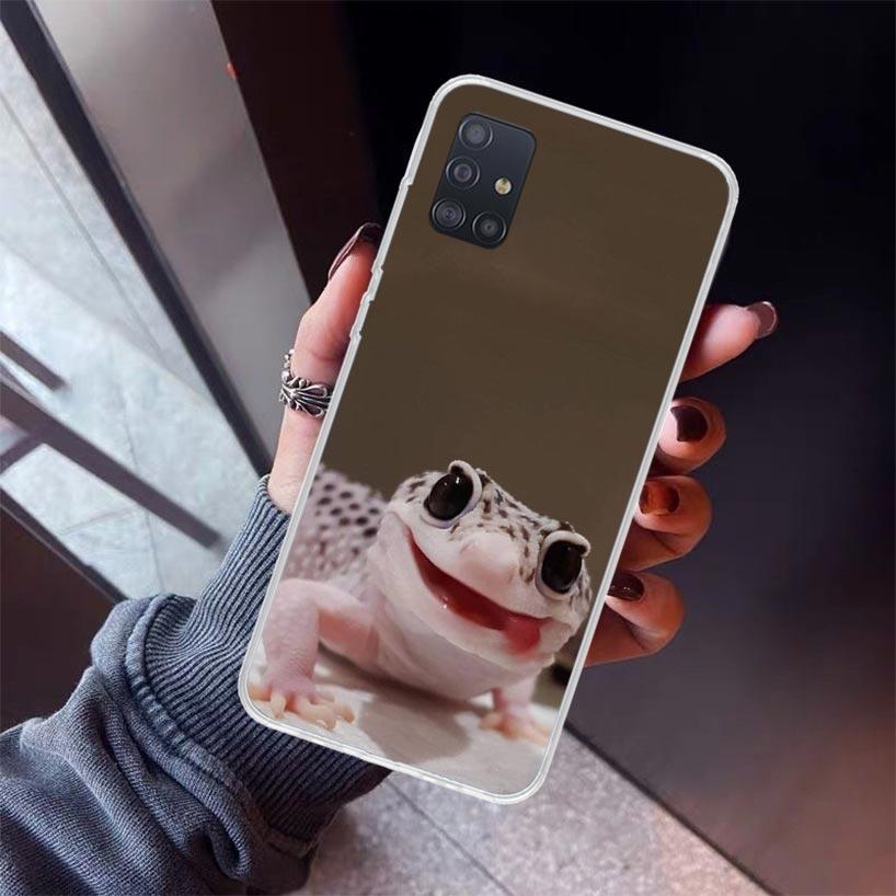 Lizards Geckos Phone Case For Samsung Galaxy A52 A51 A50S A32 A22 A12 A02S A72 A71 A31 A70 A30S Note 20 Ultra 10 Plus S10 Galaxy