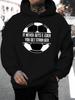 2026 Summer New Arrival Unisex Western Casual All-Match Style Fashion Unisex Hooded Sweatshirt with Unique Soccer Pattern And Inspirational Text Print
