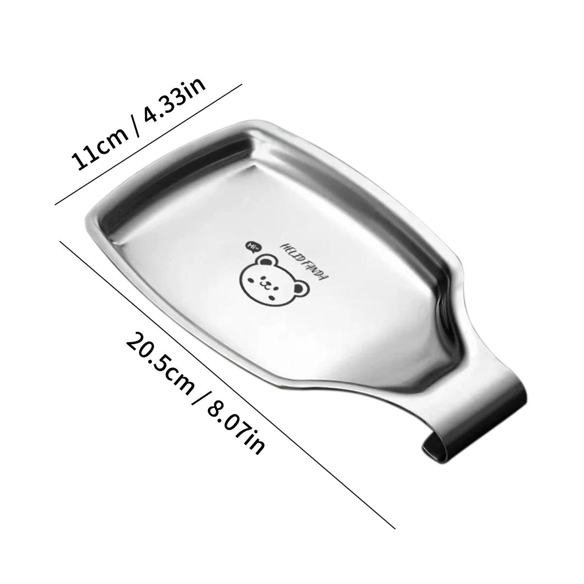 

WORTHBUY 304 Лоток для хранения ложек из нержавеющей стали Прочный подставной столик для ложек Настольная поддержка для приготовления пищи Креативный поднос для хранения кухонных принадлежностей