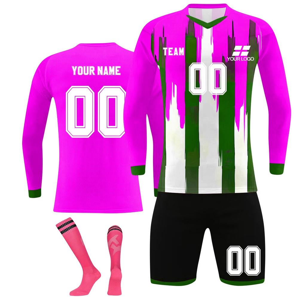 Kişiselleştirilmiş Gömlek Seti Erkek Kız İsim Numarası ile Özel Futbol Formaları Erkek Eğitim Takım Elbise