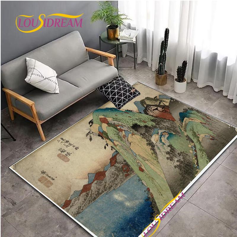 Fashion Van Gogh Art Carpet for Living Room Bedroom Rugs Kitchen Kids Door Un-slip Floor Mats Alfombra Birthday gift Poster Mat