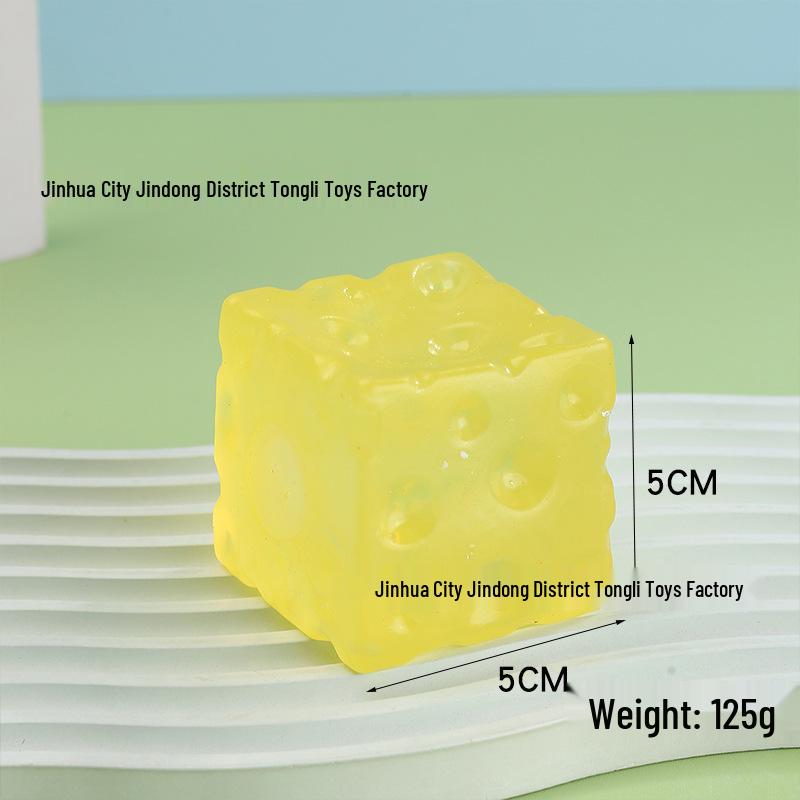 Creative Cheese Squeeze Cube Stress Relief Toy