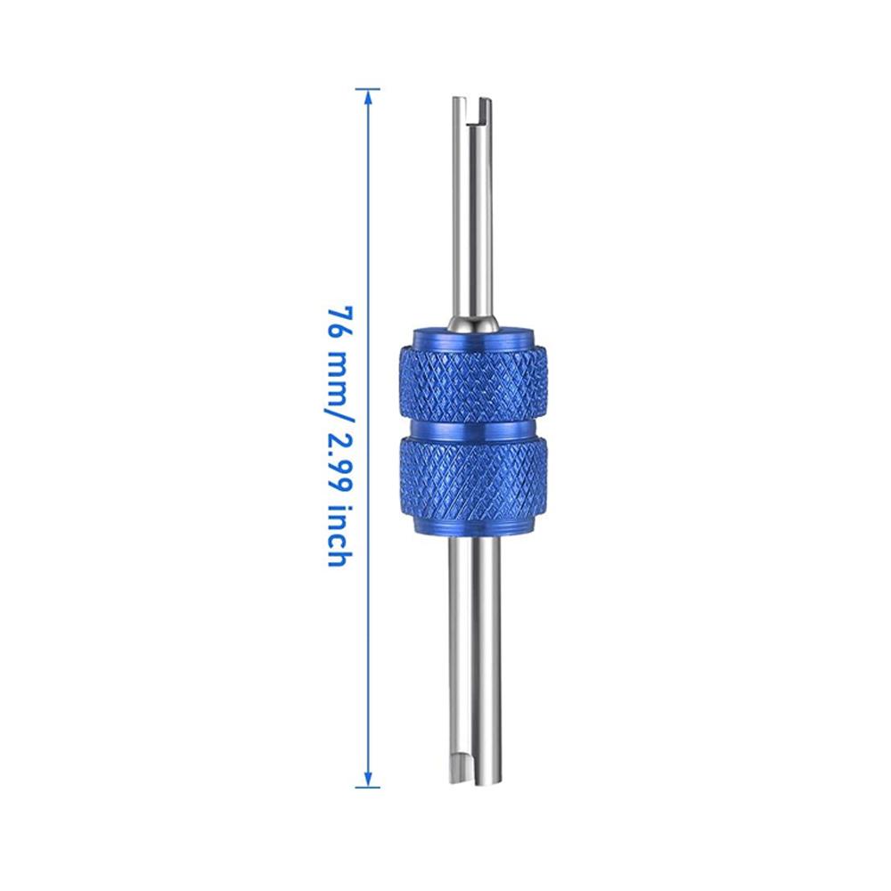 Valve Stem Removal Tool Single and Double Heads Valve Core Remover Tire Repair Tools for Cars Trucks Motorcycles Bikes