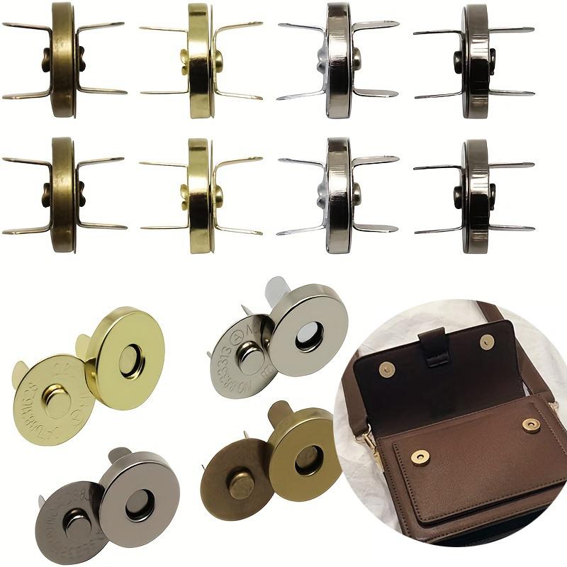 10 Sets Magnetic Snap 18mm Fastener Buckle Wallet Magnet Buckles Set, For Sewing, Crafts, Purses, Bags, Clothes