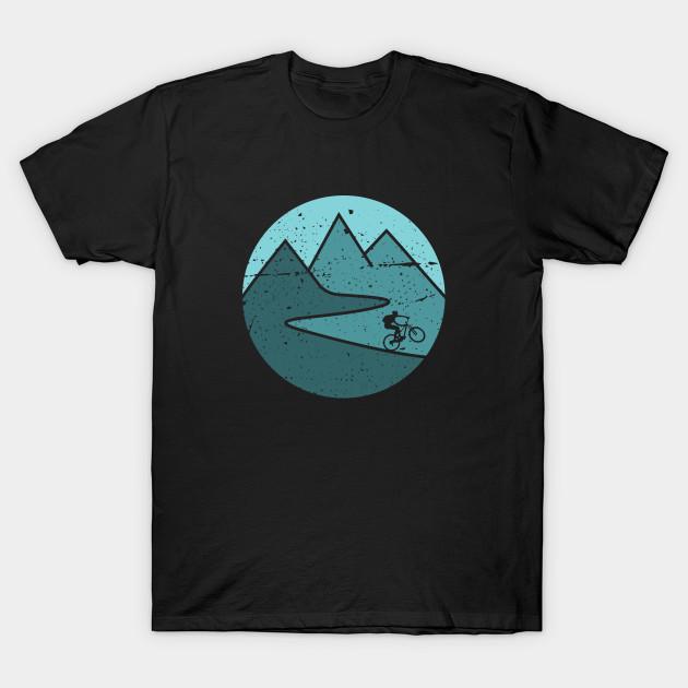 Men Black Print T-shirt Mountain Bike Cycling Mtb Mountain Biking Cyclist Gift No-Cut Transfer Paper Print Cotton Tshirt 3XL чёрный