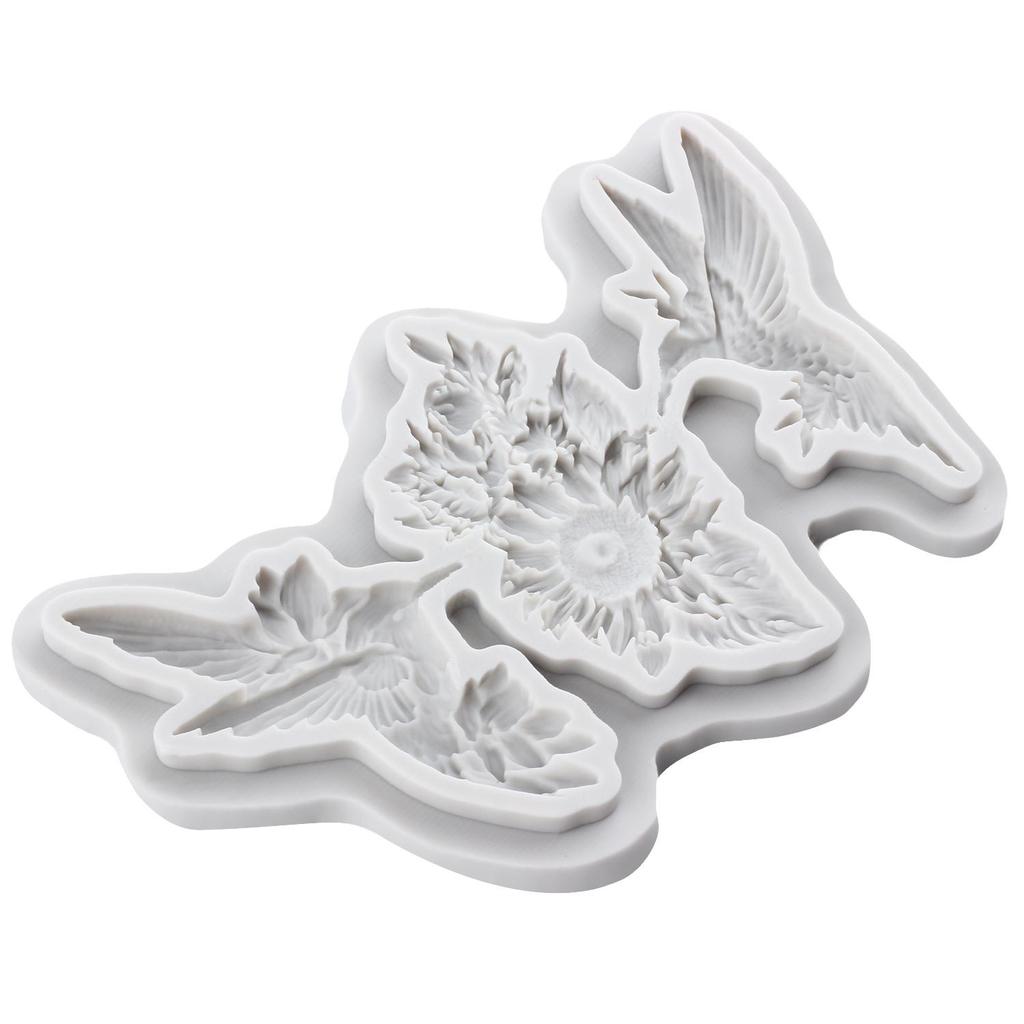 Kolibri Silikonform Gänseblümchen Fondantformen Kuchen Dekoration Werkzeuge Cupcake Topper Süßigkeiten Zuckerhandwerk Kaugummipaste Polymer Clay