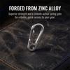 30 Pcs Heavy Duty Carabiner Hook Mini Quick Release Hook Durable Spring Snap Hook  Outdoor Camping