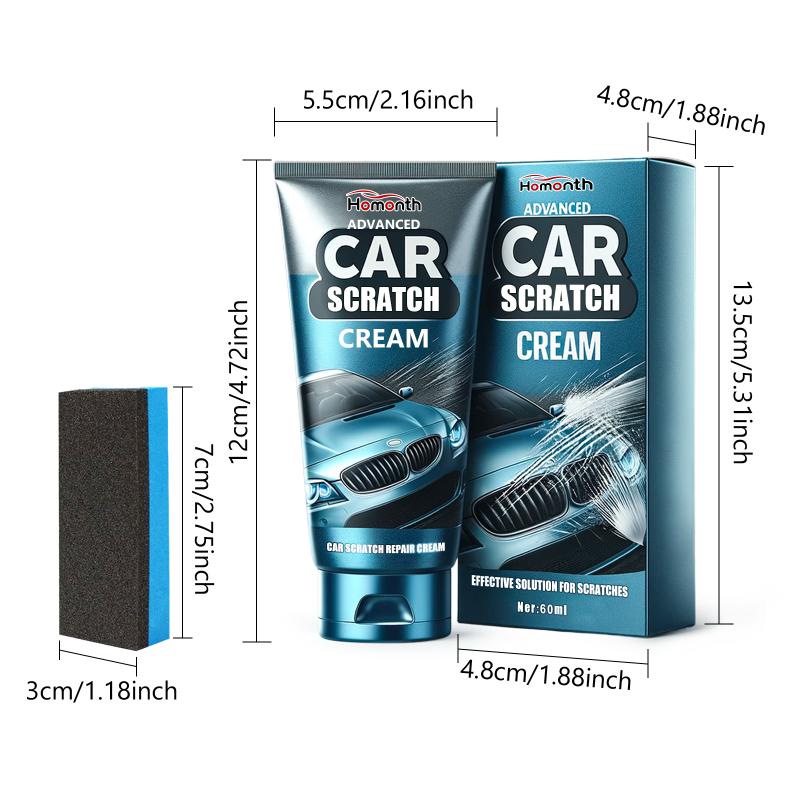 Scratch Wax - Specialized For Car Paint Surface - Multi-Functional Cleaning, Refurbishing, Polishing And Care Wax