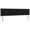 Box Spring Bed with Mattress Black 200 X 200 Cm Fabric