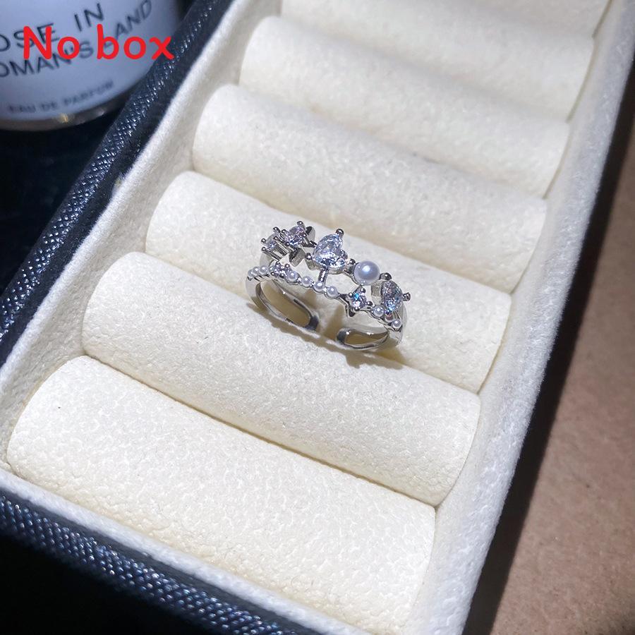 Vintage Zircon Heart Ring For Women Elegant Copper Hand Accessory Summer 2026