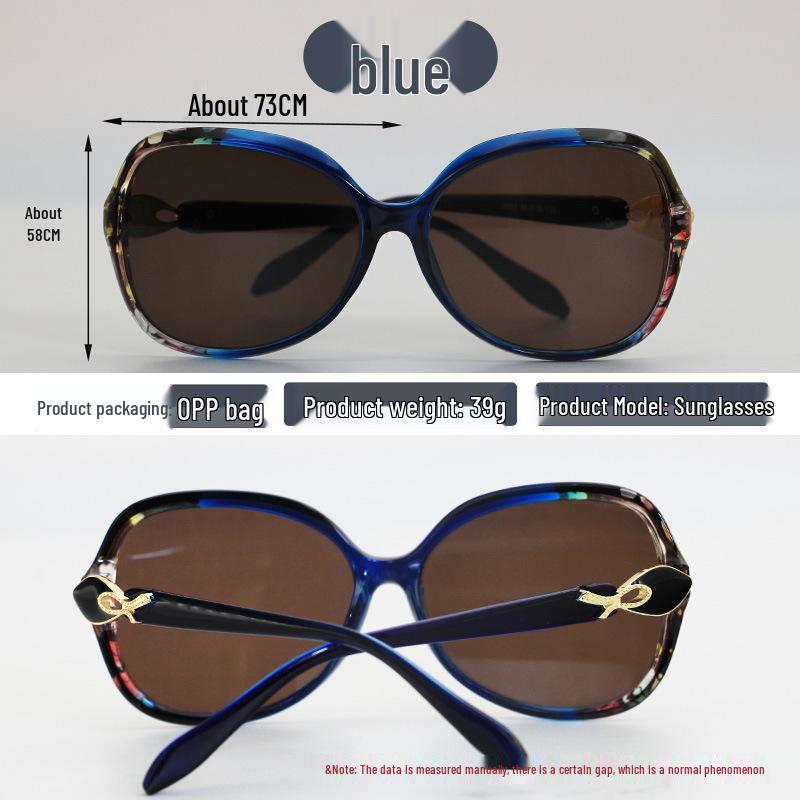 Women's Trendy Oversized Sunglasses with Crystal Stone Lenses