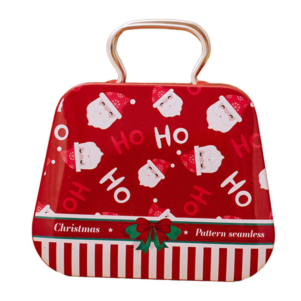 Charming Candy Display Decorative Candy Box Christmas Candy Box Vibrant Christmas Patterns Christmas Celebration