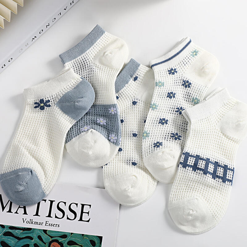 [5-Pair Set] Herion Women s Casual Fashion Socks 5 pair set