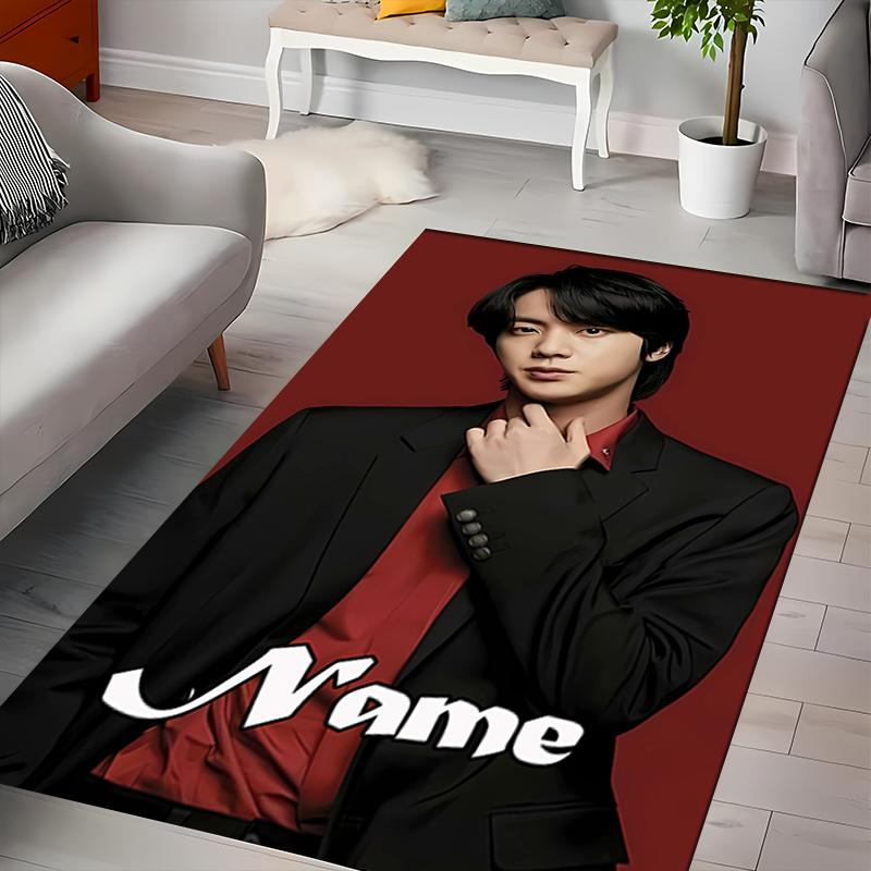 Custom Personalization Jimin Area Rug - Perfect For Kitchen, Bathroom,Laundry Room Decor Large Size Available,Gift All Seasons