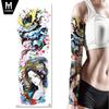 Waterdichte tattoo stickers voor de hele arm: Jezus, Maagd Maria, Kroon, Leeuw-ontwerp