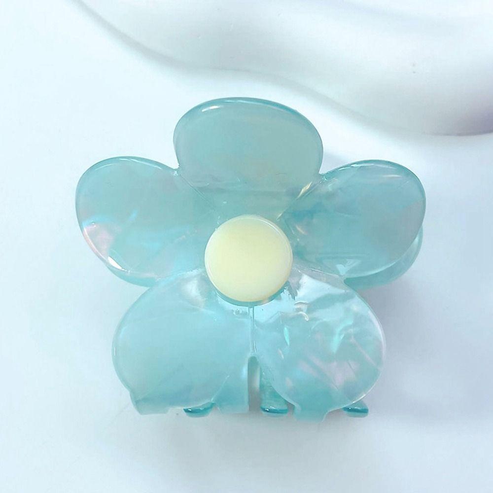 

Заколка-клипса для волос в корейском стиле, головной убор с цветком, маленький зажим для волос, женские аксессуары для волос зелёный